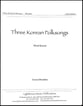 Three Korean Folksongs Woodwind Quintet cover